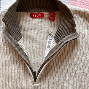 IZOD half zip sweater